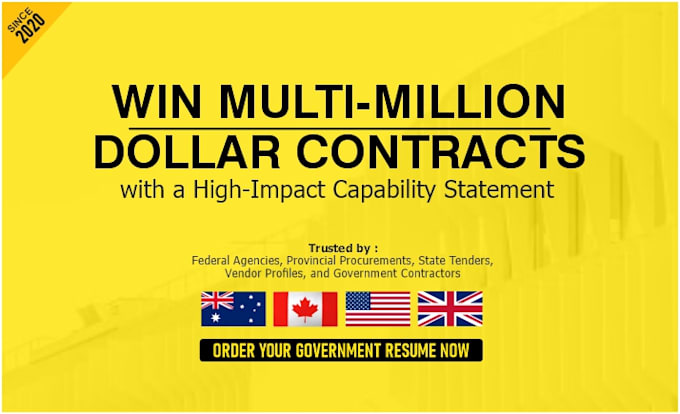 craft powerful capability statement or govt resume that wins
