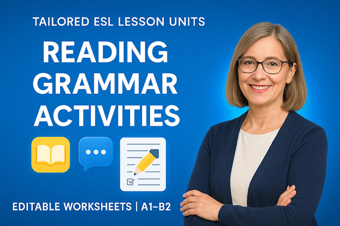 Develop custom esl units with grammar, vocabulary, and tasks by ...
