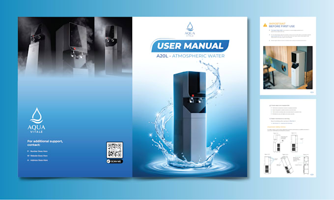 design professional user manuals and instruction guides in any language