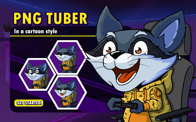 make a cartoon pngtuber for your streams