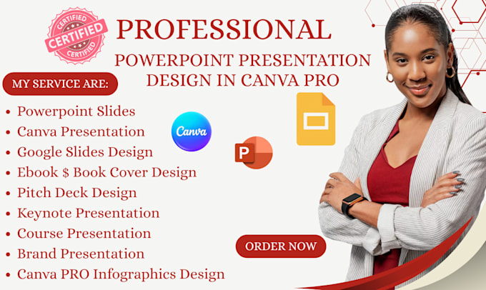 Design powerpoint presentation google slides canva pitch deck ...