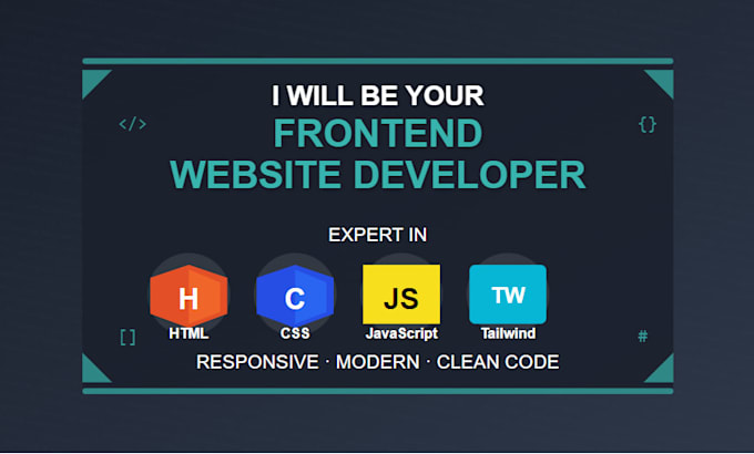 Be your frontend website developer, uses html, css, javascript and ...