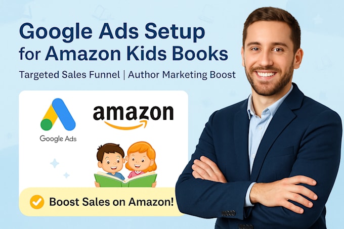 promote amazon children book, setup facebook ads campaign, amazon book marketing