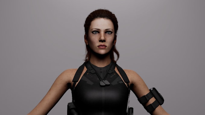 Poder 3d Rig Sculpter un modèle 3d, rig pour poser, texture pbr, daz3d, modèle nsfw ...