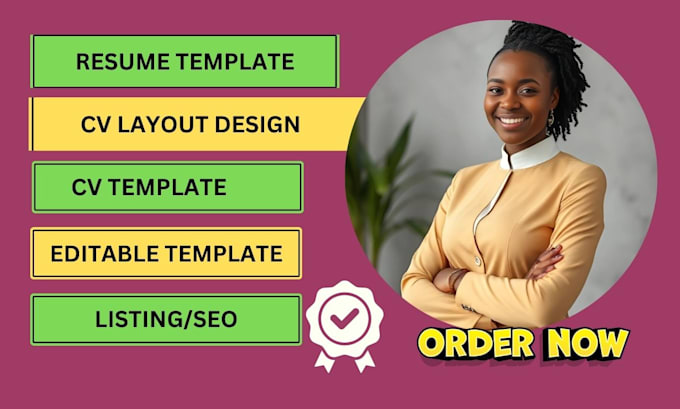 Design attractive and luxury resume templates cv layout job