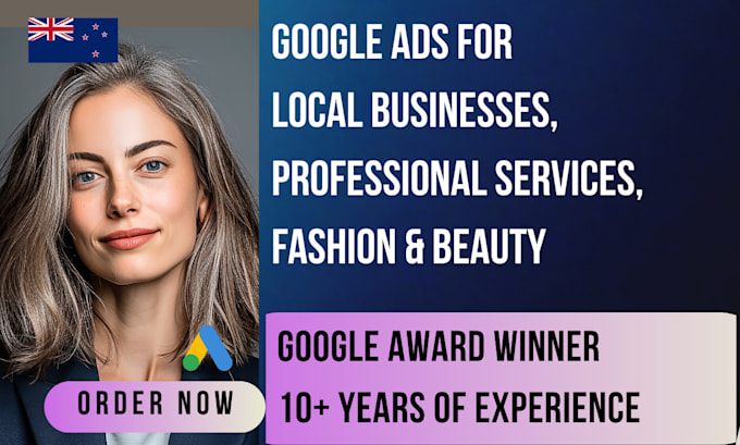 be your google ads specialist for local businesses, beauty, and fashion brands