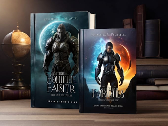 professional fantasy book cover and sci fi book cover