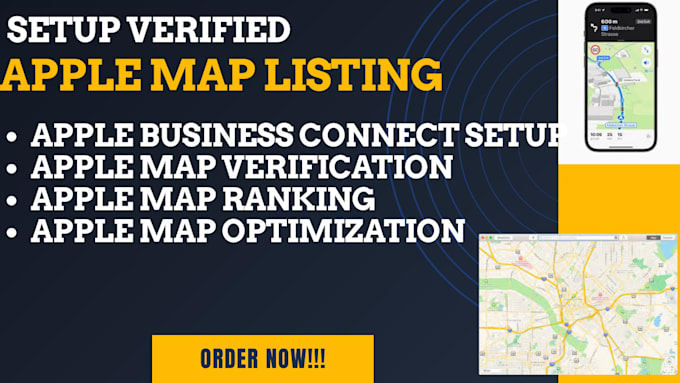 Create verified apple map listing setup and rank apple business by ...
