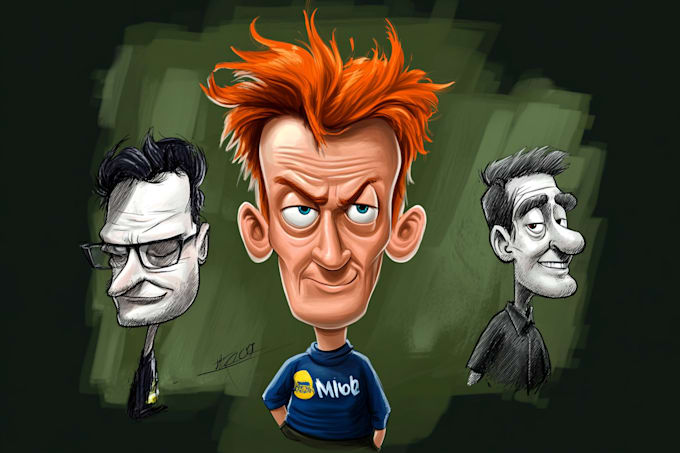 create an original cartoon caricature for you