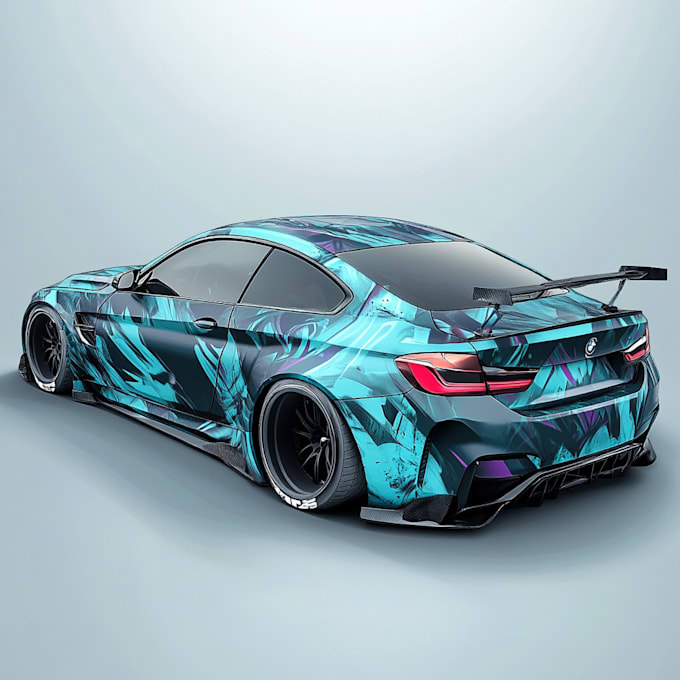 do professional van wrap design, car wrap design, vehicle