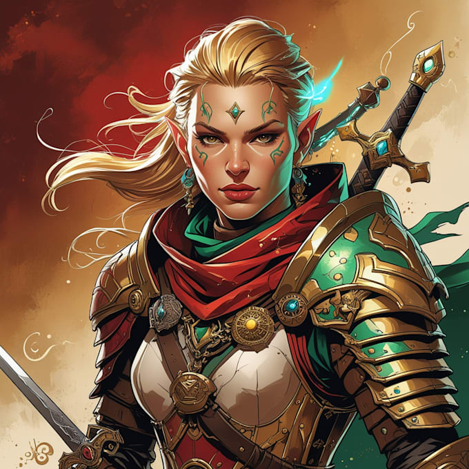 dnd character art and dnd character art