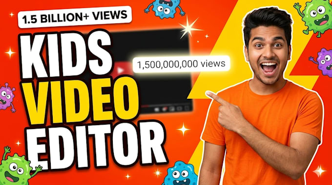 edit kids shorts and educational videos professionally