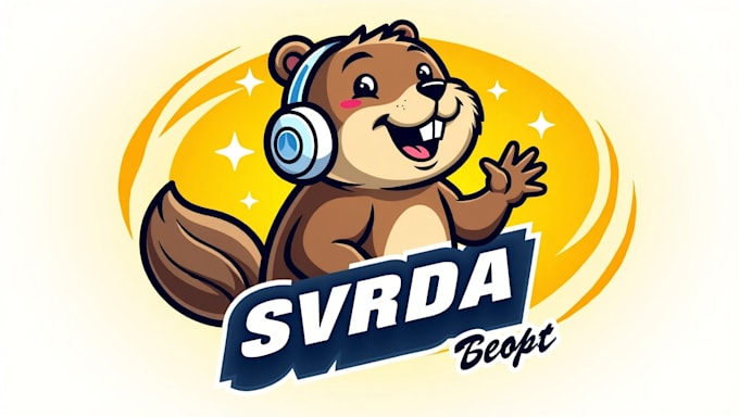 design creative beaver mascot logo for your company