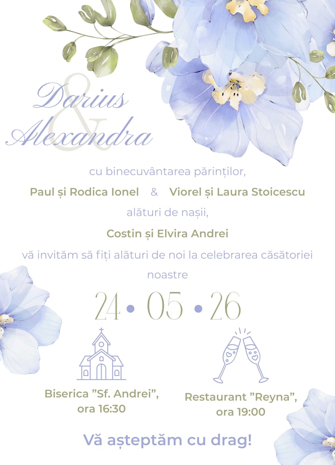 do your design for your wedding invitation