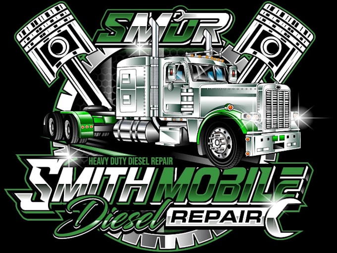 design gorgeous truck repair logo