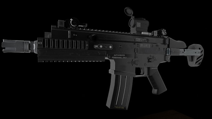 make gun model and game props for your game