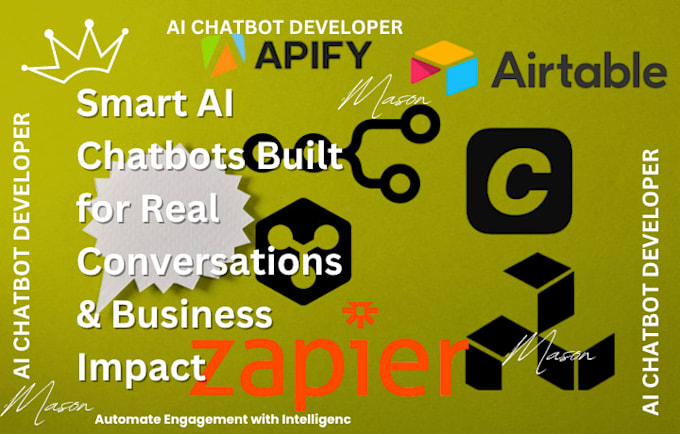 develop chatgpt ai mobile app, websites, ai software, saas apps, ai chatbot