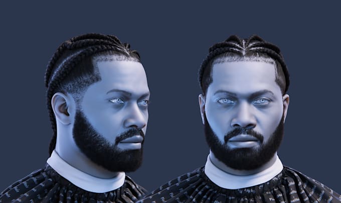 Create realistic metahuman 3d character with custom hairstyle for ue5 ...