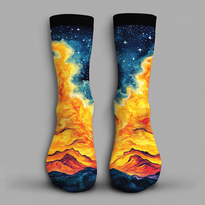 make a unique socks design