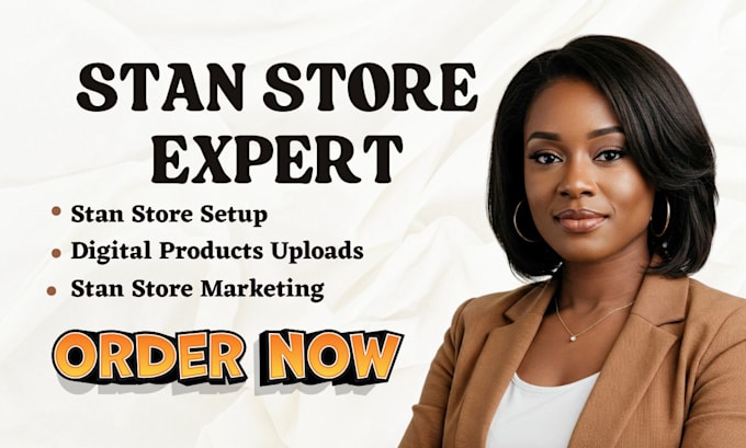 do stan store setup digital products upload, stan store marketing