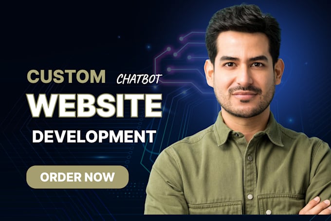 design and develop ai powered business website with chatbot integration