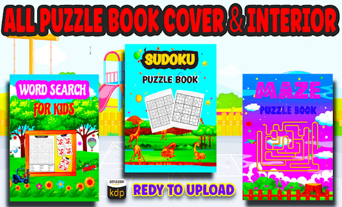 create a professional puzzle book for amazon KDP