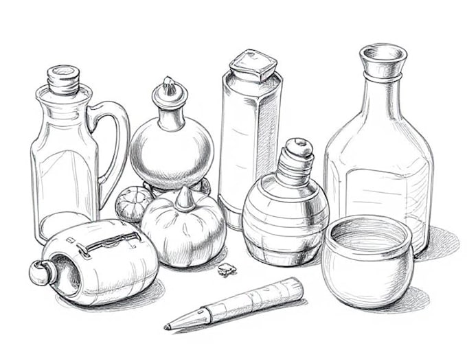 make product and object sketch from your photo