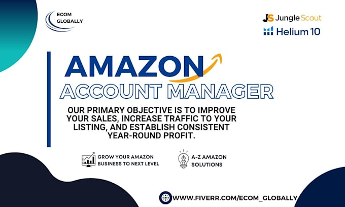 be your pro amazon account manager, pl amazon fba virtual assistant