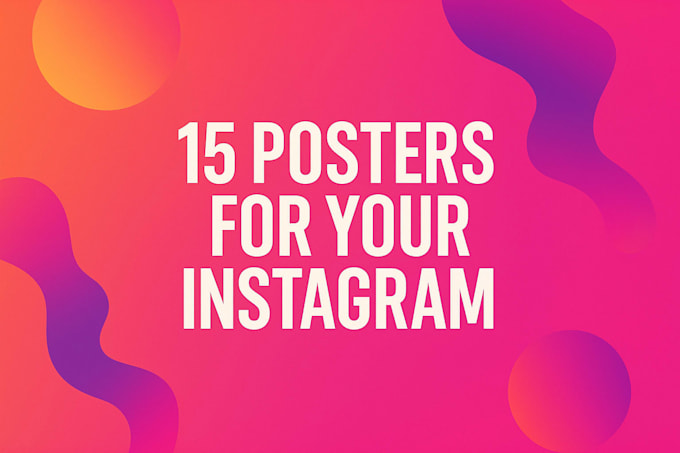 15 posters for your instagram