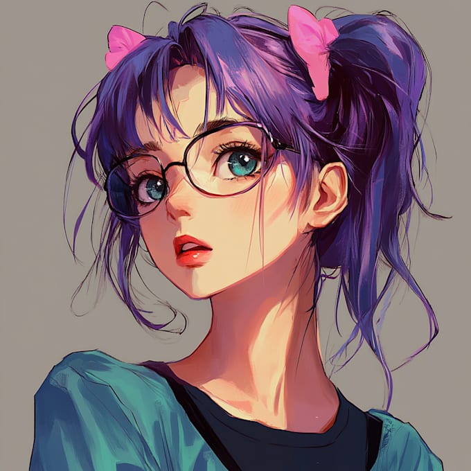 make a character sheet in anime style art