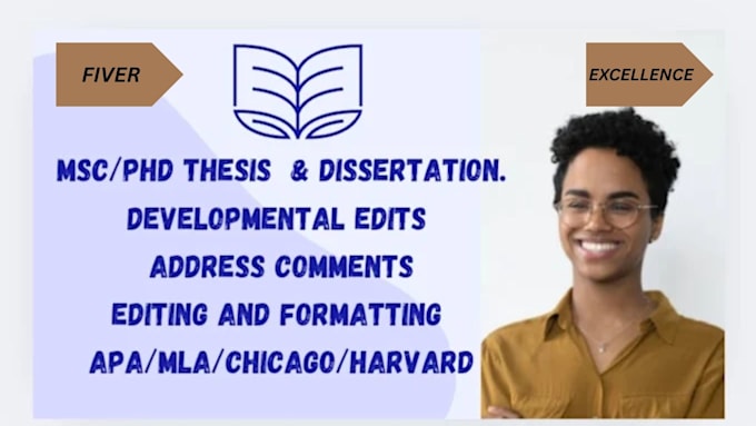 proofread and edit thesis, articles and dissertation