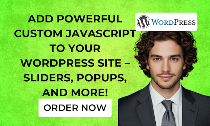integrate custom javascript to enhance wordpress with sliders, popups navigation
