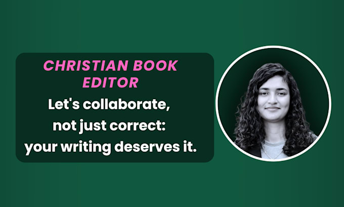 line edit, copy edit, and proofread your book to a publication standard