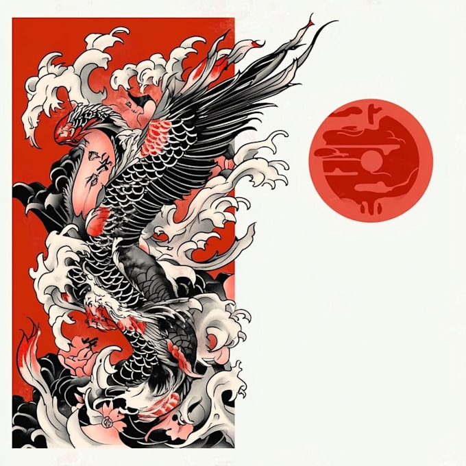Create your japanese custom tattoo design and illustration by Spiween ...