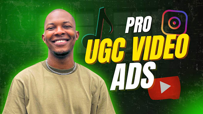 create male tik tok ugc video ads for your product or app