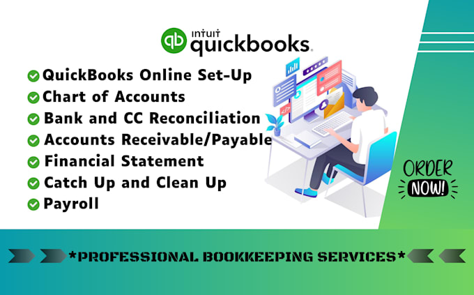 do bookkeeping using quickbooks online