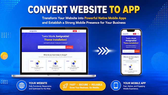 convert your website to android app