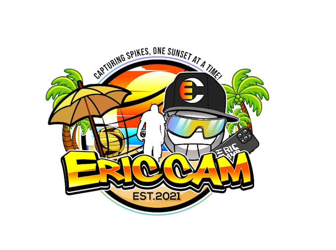 design creative camp logo for your business