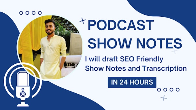 write clear SEO friendly podcast show notes in 24 hours