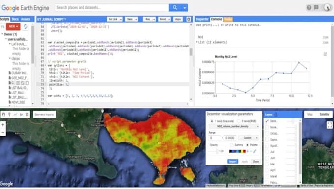 do remote sening and gis anaysis using google earth engine