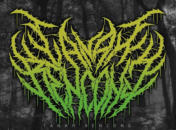 create a  brutal death metal logo