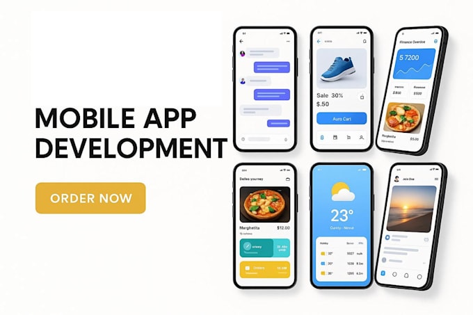create modern android, ios, and flutter mobile apps for your business