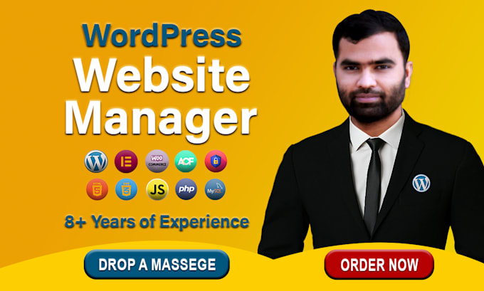 be your wordpress website maintenance and support manager