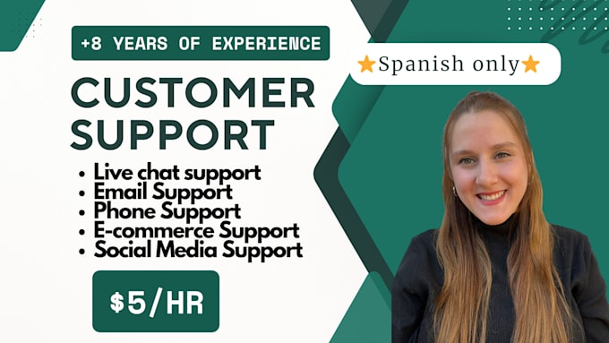 be your spanish customer service specialist