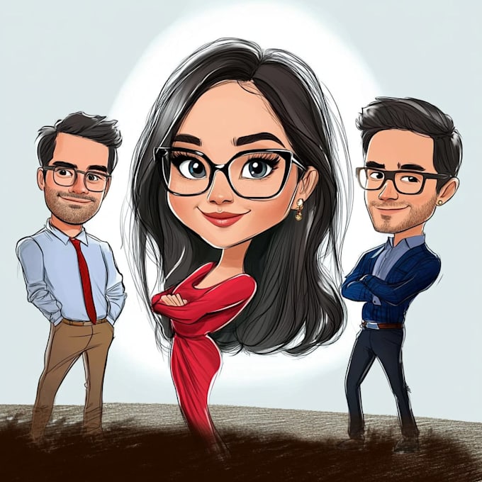 draw amazing cartoon caricature potrait for you