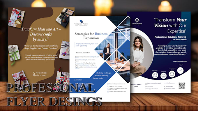 Customizing Flyer Create custom flyer design by Maplecreation | Fiverr
