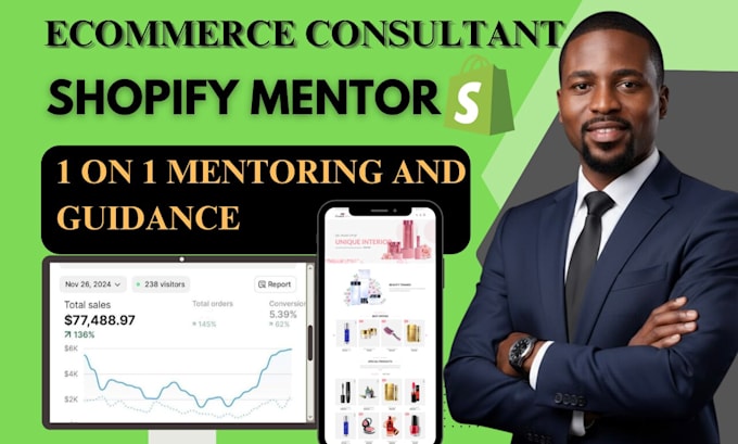 be shopify dropshipping mentor, shopify expert, shopify manager, shopify mentor