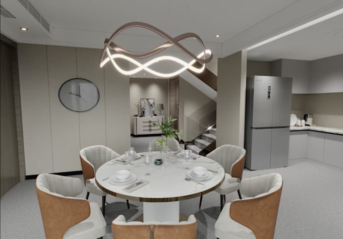 do 3d hair saloon interior, restaurant, workplace, cafe, render shop design
