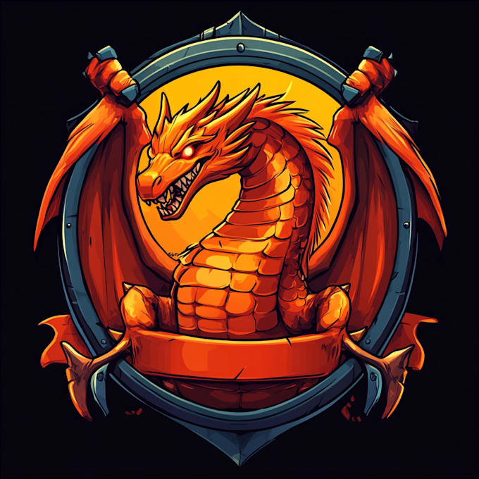 draw a professional fantasy, rpg, scifi game, nft logo