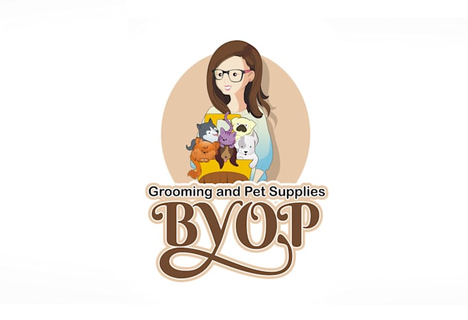 design a cute and professional pet supply store logo